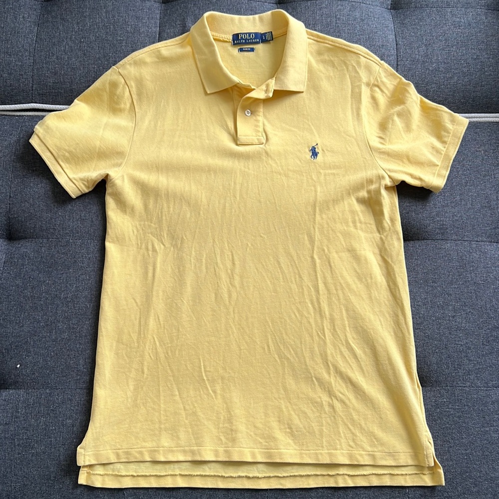 Polo by Ralph Lauren Classic Polo. Colour Yellow. Size L.